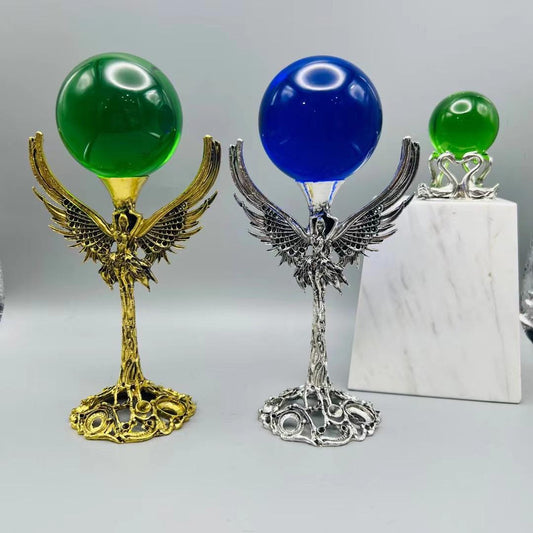 Sphere Stand/Holder/Crystal Ball Holder/The symbol of the Rolls-Royce “Spirit of Rapture.” “Flying lady.”/Angel/Fairy