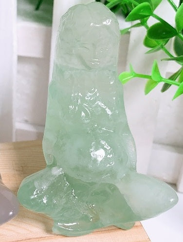 Crystal Carvings Pregnant Goddess woman body You will receive (1) intuitively chosen beautiful piece similar to the picture.